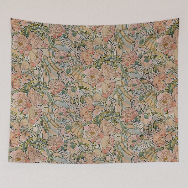 Item preview, Alphonse Mucha (1860 - 1939) flowers,Nº,03. designed and sold by Vivanne-art.