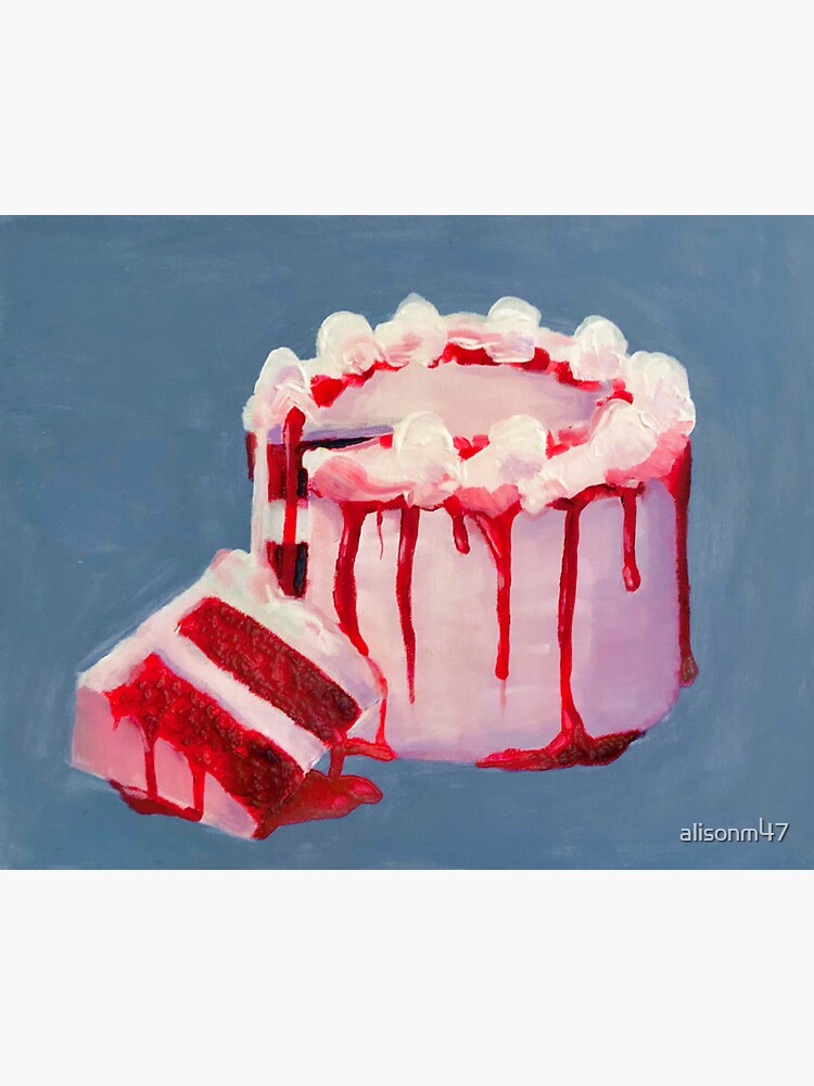 Bloody cake for a murder mystery party 🔪🩸 #halloweenbaking #bloodyca... |  TikTok