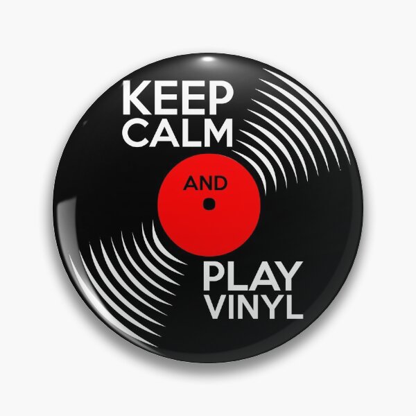Item preview, Keep Calm And Play Vinyl | Unique designs for the lovers of Vinyl records. designed and sold by Lees Tees.