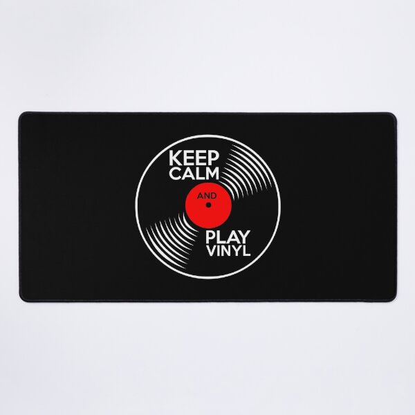 Item preview, Keep Calm And Play Vinyl | Unique designs for the lovers of Vinyl records. designed and sold by Lees Tees.