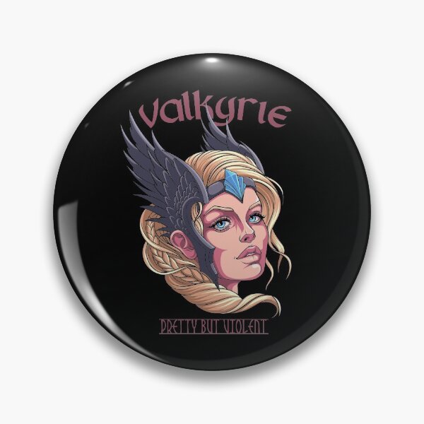 Item preview, Valkyrie - Pretty But Violent - Shield Maiden designed and sold by anziehend.