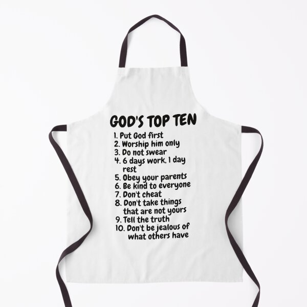 Item preview, Ten Commandments for Kids God's Top Ten designed and sold by MimsTees.