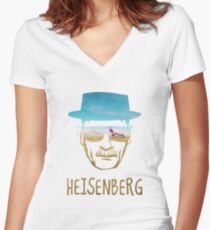 Heisenberg Women's Fitted V-Neck T-Shirt