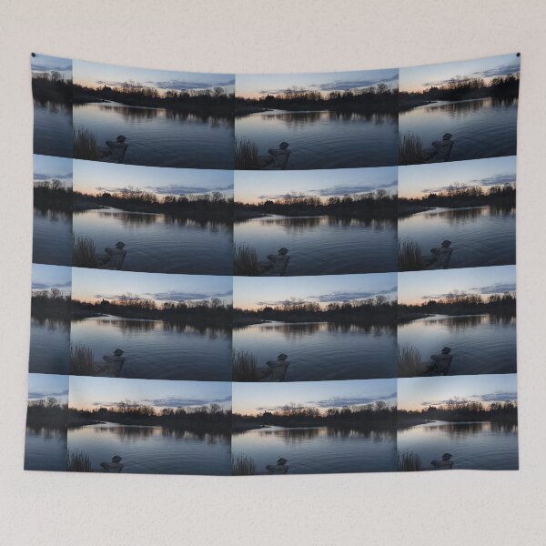Item preview, Cool Blue Ripples - Lake Shore Eventide designed and sold by Georgia Mizuleva.