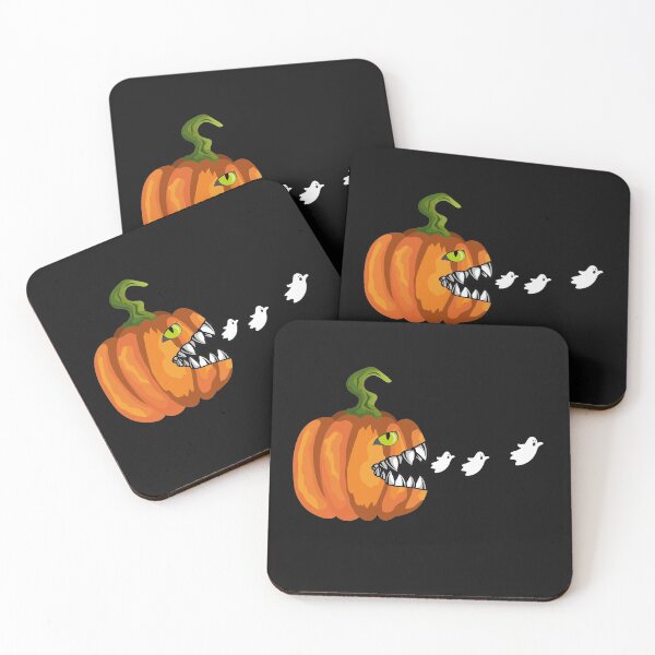 Item preview, Halloween Pumpkin Eating Ghosts  designed and sold by gooldenfish.