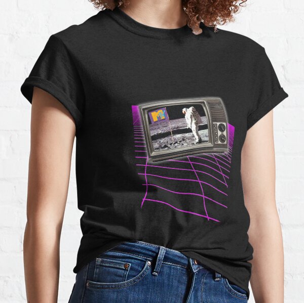 MTV Man on the Moon - 80s Classic Classic T-Shirt