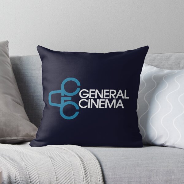General Cinema Corporation Defunct Movie Theater Throw Pillow