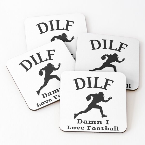 Item preview, DILF Damn I Love Football designed and sold by SewnMemories.