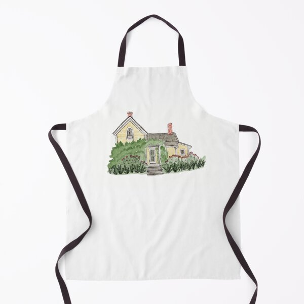 Item preview, Yellow Cottage Watercolor Illustration designed and sold by BethanyShell.