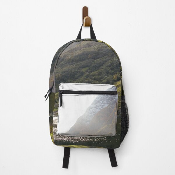 Item preview, White And Red House Near Body Of Water And Mountain designed and sold by pandovisky.