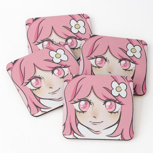Item preview, Pink Kawaii Anime Girl  designed and sold by Cloudlilies.