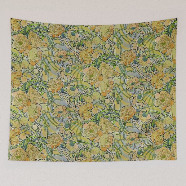 Item preview, Alphonse Mucha (1860 - 1939) flowers,Nº, 02. designed and sold by Vivanne-art.