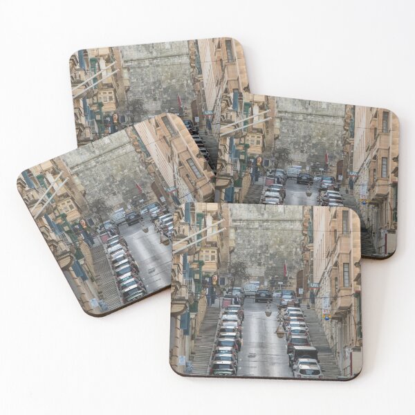 Item preview, Streets of Valletta (or Il-Belt) capital of the Mediterranean island nation of Malta designed and sold by AlbertMi.