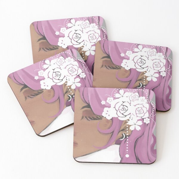 Item preview, Lavender Girl With White Flowers  designed and sold by Cloudlilies.