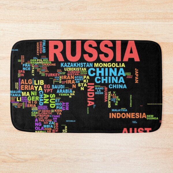 Item preview, World map designed and sold by Doninni.