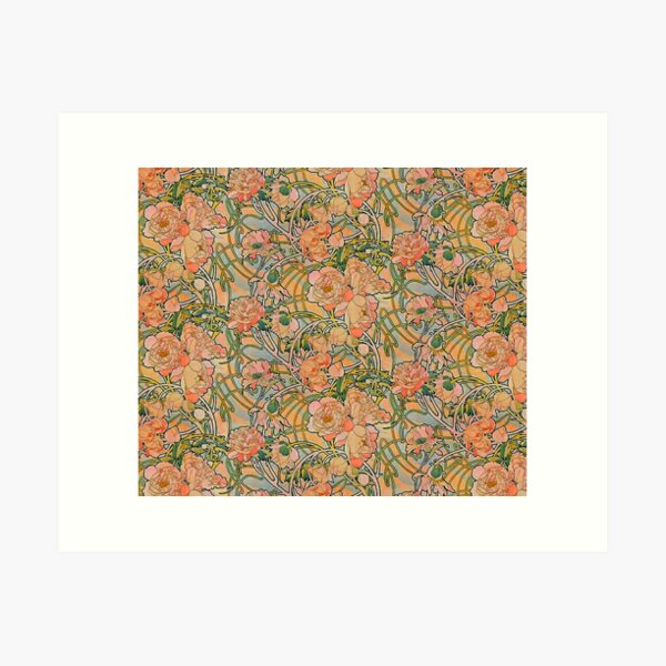 Aperçu de l'œuvre Fleurs d'Alphonse Mucha (1860 - 1939),Nº, 04. créée et vendue par Vivanne-art.