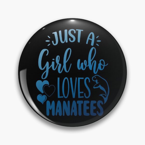 Item preview, Just A Girl Who Loves Manatees designed and sold by AmethystMurad.