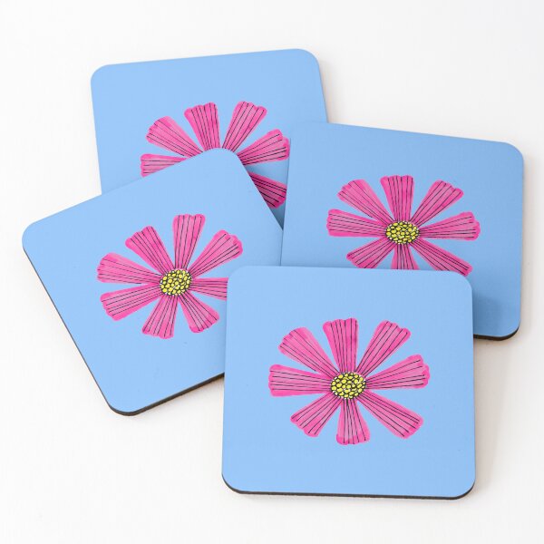 Flower Coasters (Set of 4)