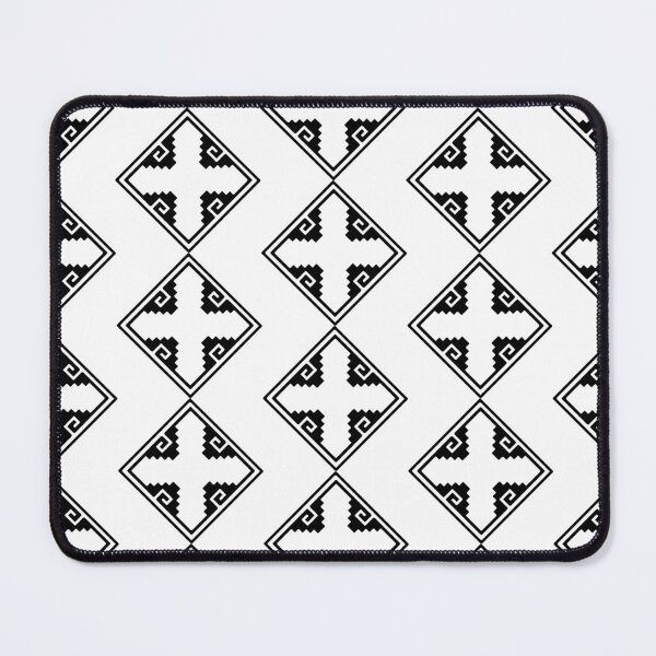 Item preview, Aztec Cross Border Pattern Design Print designed and sold by boneytoes.