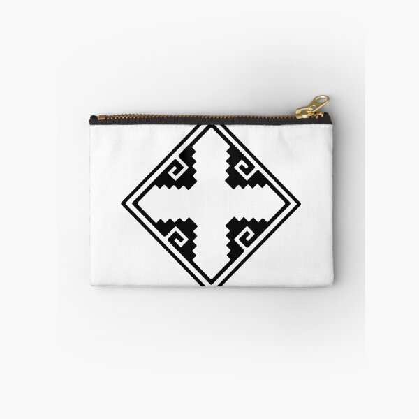 Item preview, Aztec Cross Border Pattern Design Print designed and sold by boneytoes.