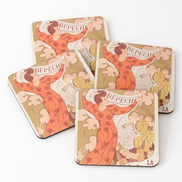 Item preview, Vintage Poster for "La Dépêche de Toulouse" (1898) by Maurice Denis designed and sold by Designedbysm.
