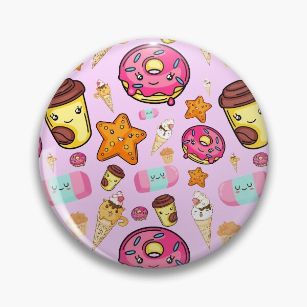 Item preview, Kawaii Sweets Pattern designed and sold by CreativeMansion.