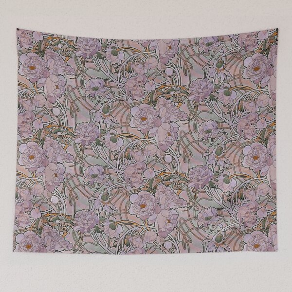 Item preview, Alphonse Mucha (1860 - 1939) flowers,Nº, 05. designed and sold by Vivanne-art.