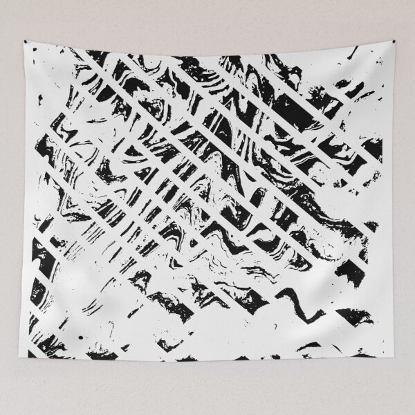 Item preview, Striped white, grey, and black marble pattern designed and sold by jcad216.