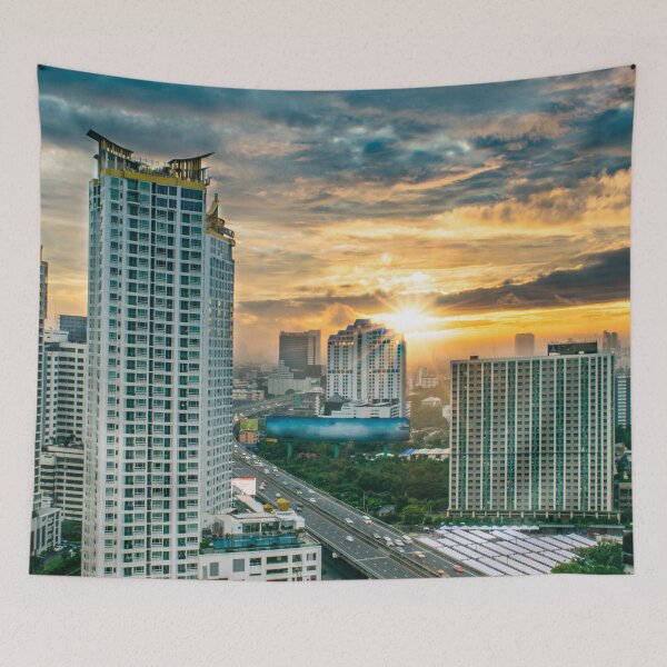 Item preview,   Bankok,Thailand print,Canvas print, Bankok wall art,  Bankok Panoramic,widescreen prints,canvas wall art designed and sold by eyesight4vision.