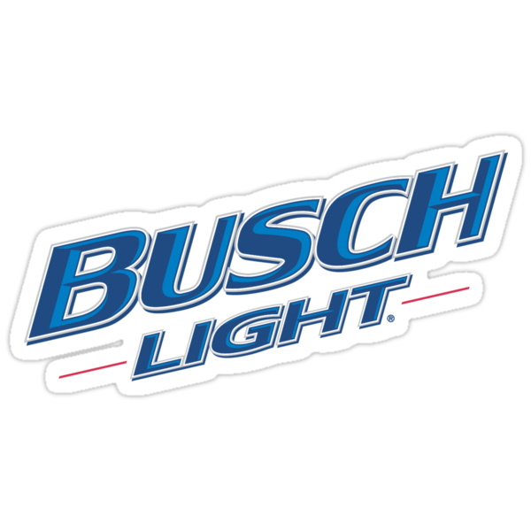 "LOGO OF BUSCH LIGHT" Stickers by brookeart | Redbubble