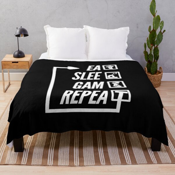 Item preview, Eat Sleep Game Repeat designed and sold by TheUnknown93.