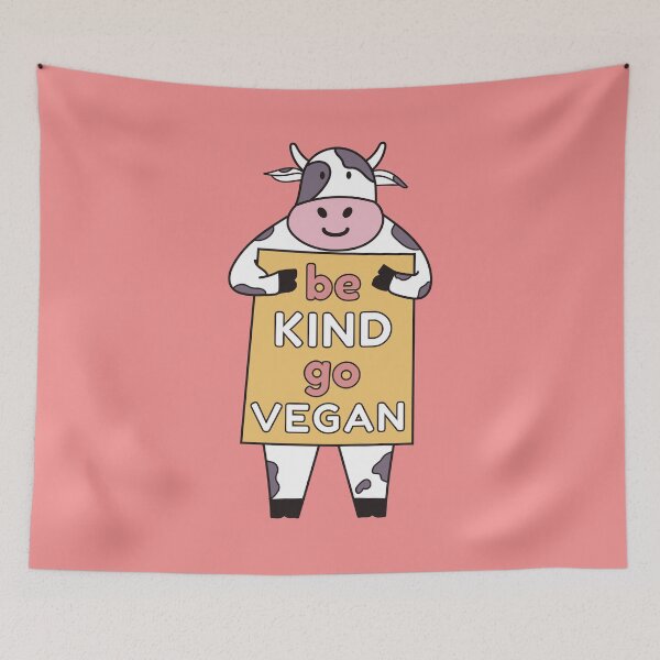 Item preview, Be Kind to Cows Go Vegan  designed and sold by ZaryousStuff.