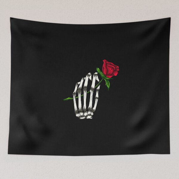 Item preview, Skeleton Hand Holding Red Rose designed and sold by SamirElh77.