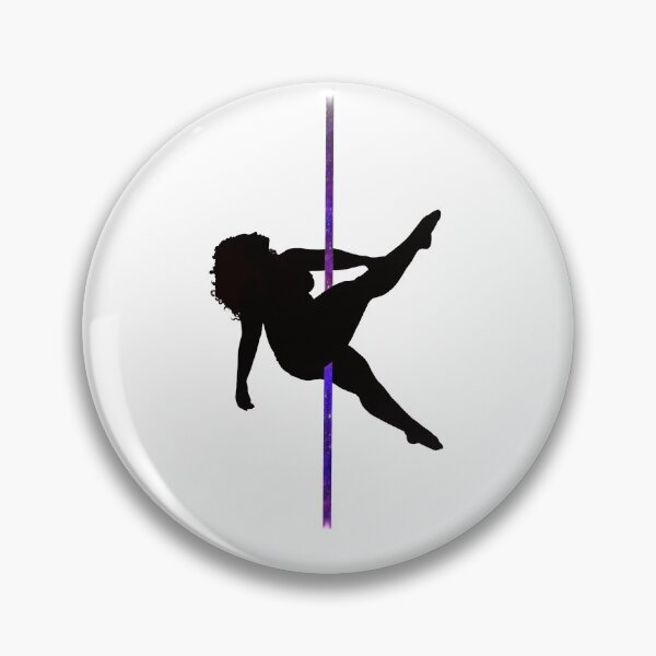 Item preview, Curvy pole dancer designed and sold by HalfmoonCreativ.