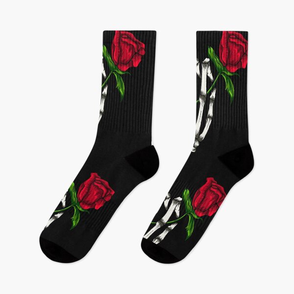 Item preview, Skeleton Hand Holding Red Rose designed and sold by SamirElh77.