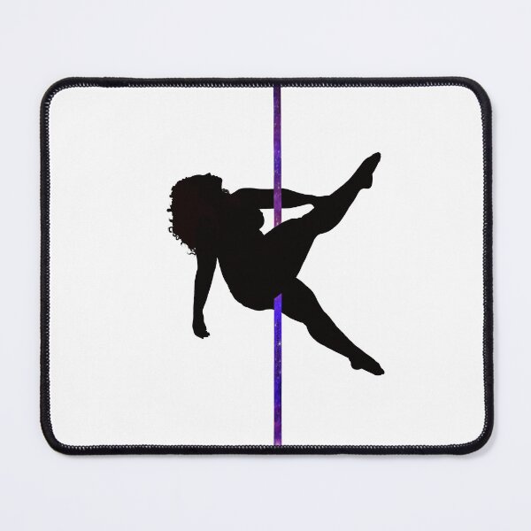 Item preview, Curvy pole dancer designed and sold by HalfmoonCreativ.