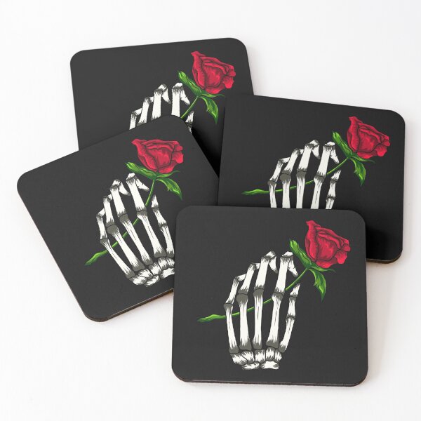 Item preview, Skeleton Hand Holding Red Rose designed and sold by SamirElh77.