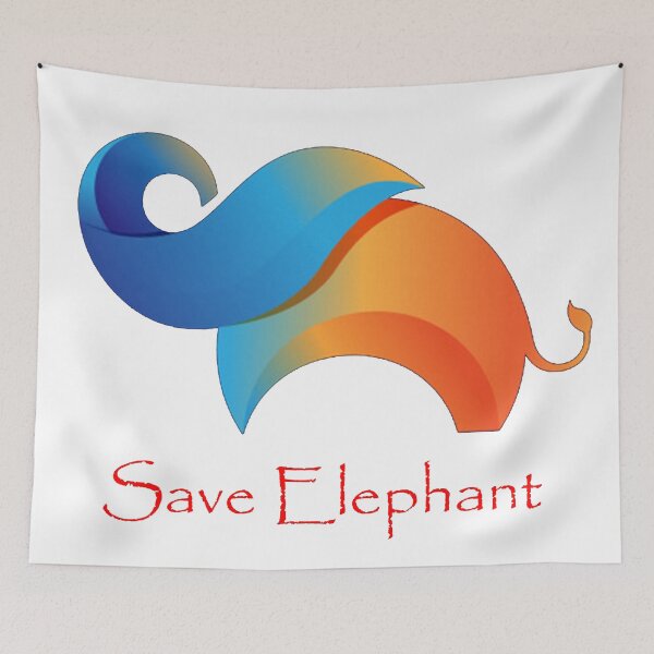Item preview, Save Elephant T- Shirt designed and sold by maheart83.