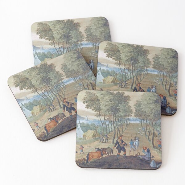 Item preview, Sebastiaen Vrancx, Village Landscape with Farmers designed and sold by SlawBoy.
