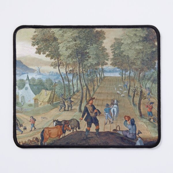 Item preview, Sebastiaen Vrancx, Village Landscape with Farmers designed and sold by SlawBoy.