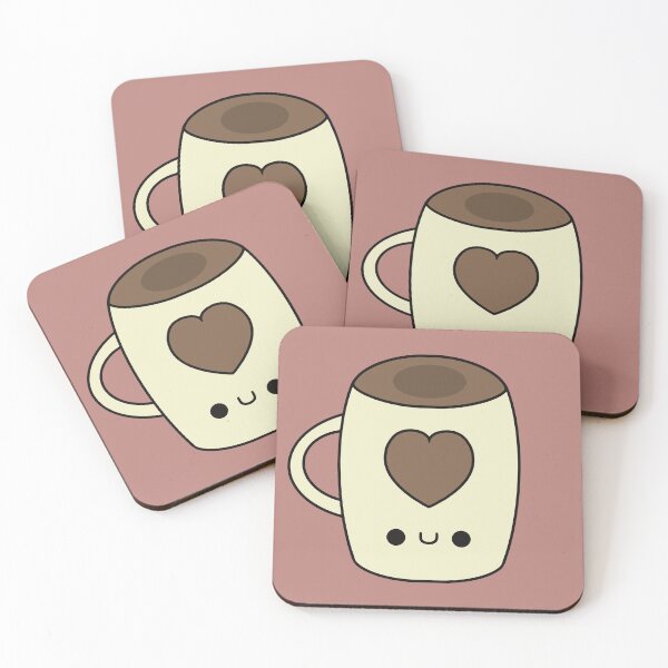 Item preview, Cute Cup Of Coffee - Kawaii Coffee designed and sold by KawaiiByDice.