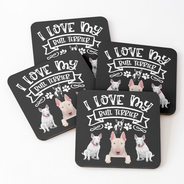 Item preview, l love dogs, bull terrier designed and sold by angelusdark.