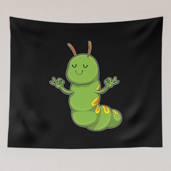 Item preview, Caterpillar at Yoga Meditation designed and sold by Snabdesign84.