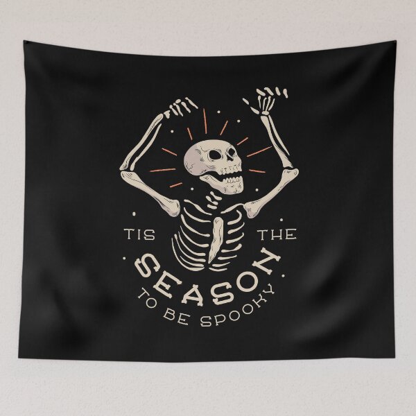 Item preview, Tis The Season To Be Spooky - Halloween Skeleton designed and sold by MnEmzStudio.