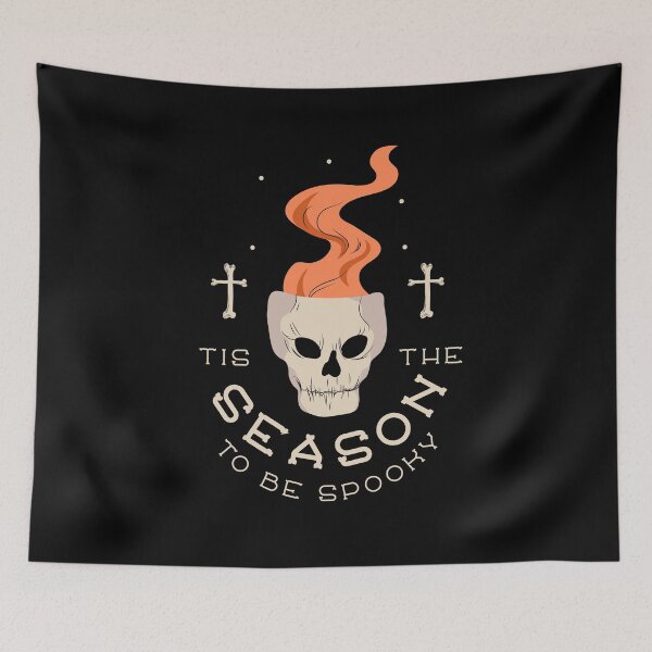 Item preview, Tis The Season To Be Spooky - Halloween Skull designed and sold by MnEmzStudio.