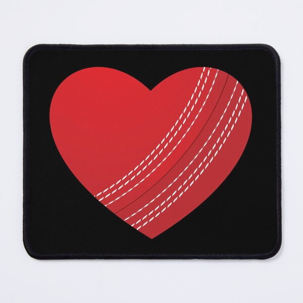 Item preview, love cricket heart sports athletic designed and sold by Gossip Rag.