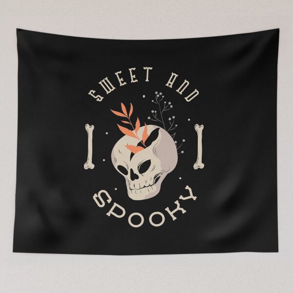 Item preview, Sweet And Spooky Halloween Skull designed and sold by MnEmzStudio.