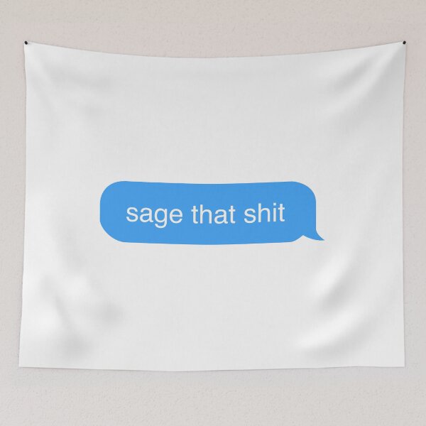 Aperçu de l'œuvre sage cette merde imessage créée et vendue par Maple Design Studio.