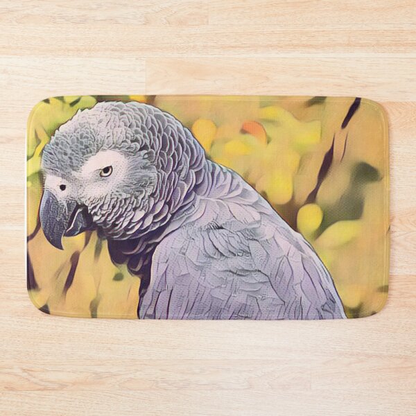 Item preview, African Grey Parrot Portrait designed and sold by Wisdi.