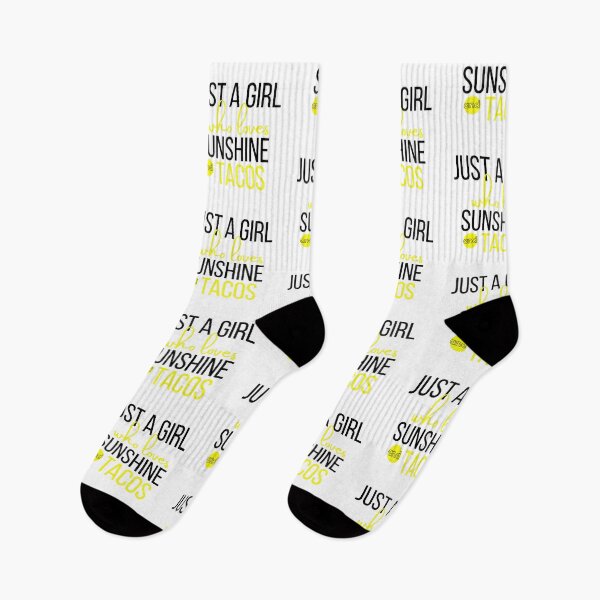 Item preview, Just a girl who loves Sunshine and Tacos designed and sold by Oreo2020 Creations.